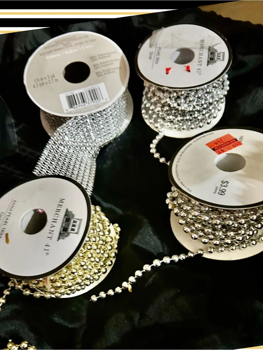 Silver Crystal Mesh Ribbon - Decorative Women’s Accessory